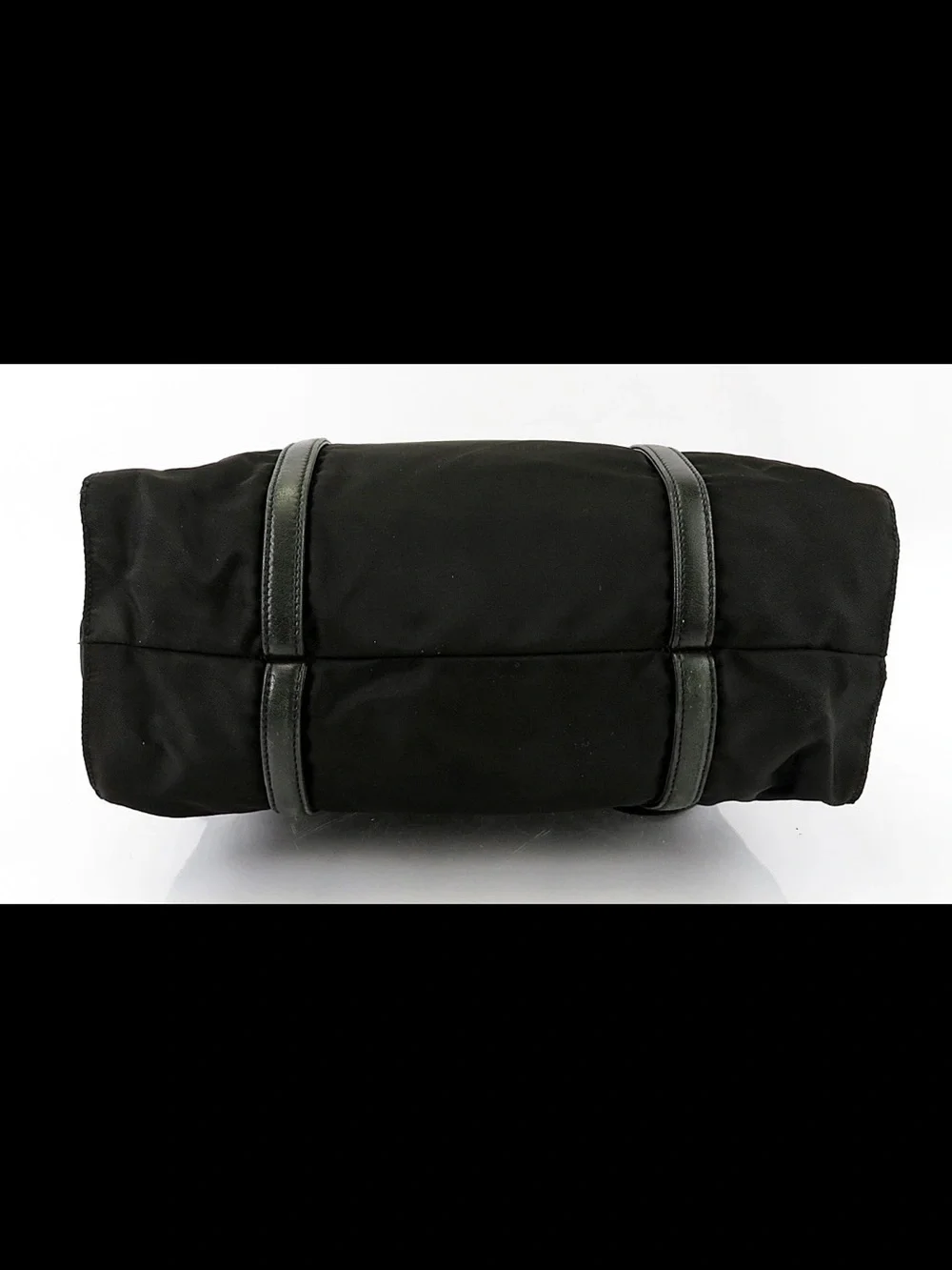 Prada Black Nylon Double-Handle Tote